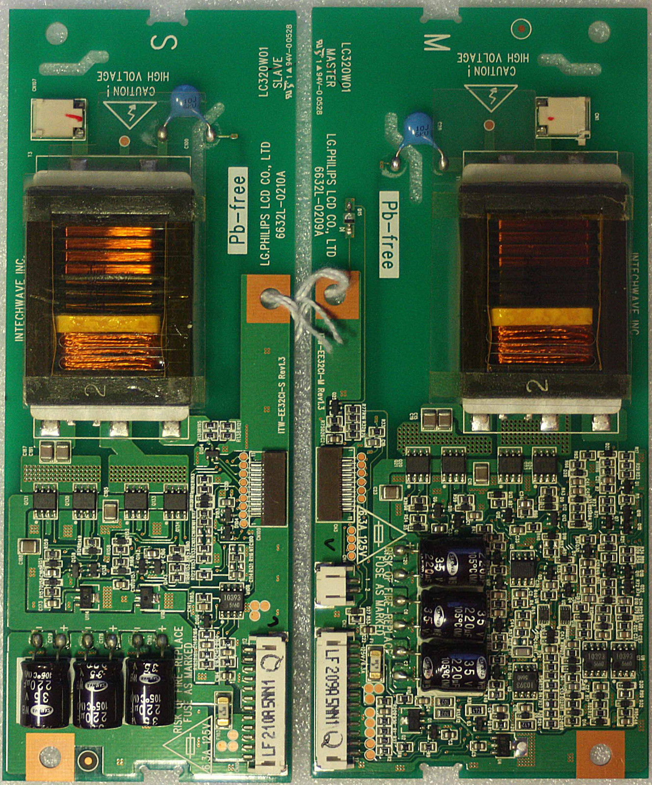 INVERTER BOARDS 6632L-0210A 6632L-0209A FÜR BUSH LC320W01